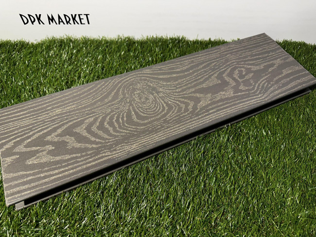 Террасная доска из ДПК Savewood Fagus тангенциальный распил пепельный Террасная доска из ДПК Savewood Fagus тангенциальный распил пепельный