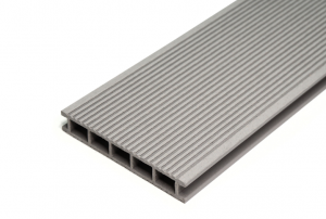 Террасная доска из ДПК Faynag Premium Velvet серебро